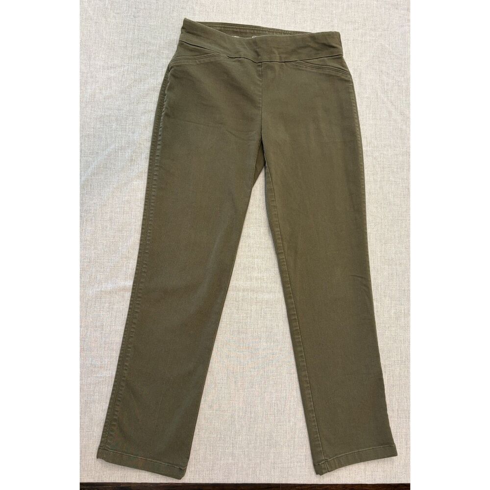 Croft and Barrow The Effortless Stretch Pant Green Size 6 Regular